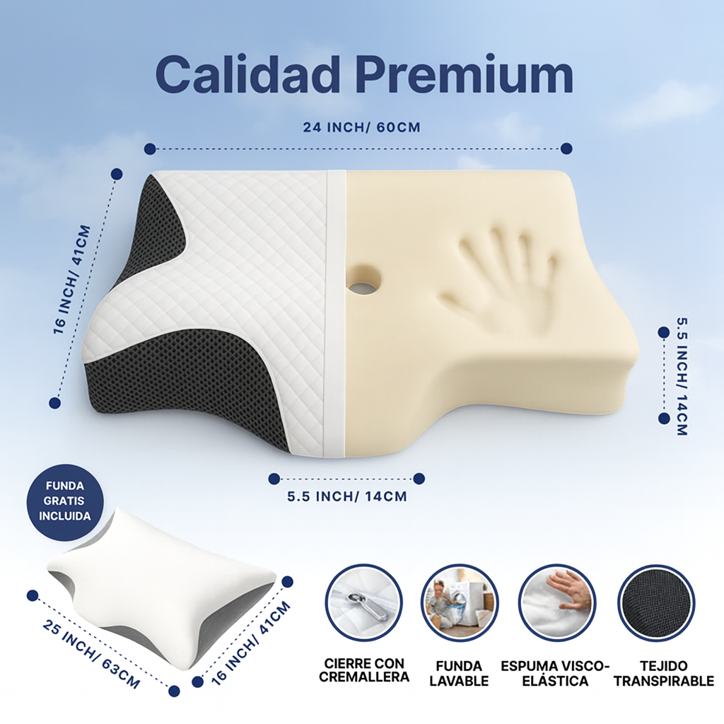OrthoSleep™ - Almohada Cervical